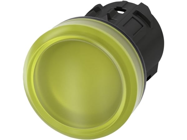 Siemens 3SU1001-6AA30-0AA0, Keltainen, IP67, IP69K, 12 g, 38 mm, 30 mm, 30 mm