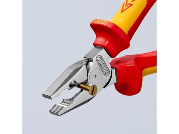 Knipex 02 06 180, 1,15 cm, 63 HRC, Punainen, Keltainen, 56 mm, 180 mm, 20 mm
