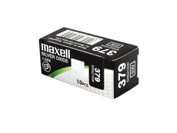 Maxell SR 521SW - Batteri 10 x SR521SW - Zn/Ag2O - 16 mAh