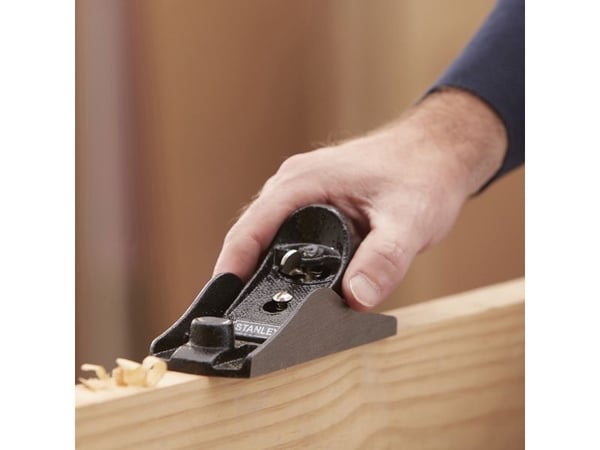 Stanley 1-12-220, Blockhyvel, Kolstål, Svart, Rostfritt stål, 4 cm, 200 mm, 11,2 cm
