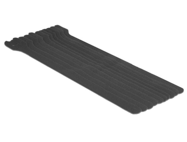DeLOCK 18688, Musta, 12 mm, 300 mm, 10 kpl