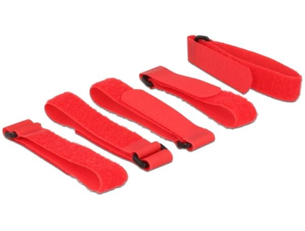 DeLOCK 18705, Punainen, 20 mm, 300 mm, 5 kpl