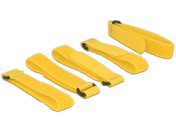 DeLOCK 18708, Keltainen, 20 mm, 300 mm, 5 kpl