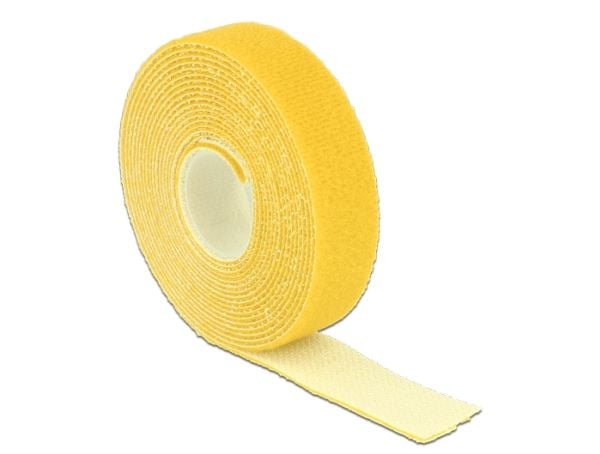 Delock - Kardborrefäste - 3 m - gul