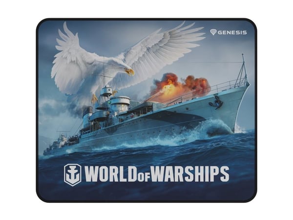 Natec Genesis CARBON 500 - Musematte - størrelse M - WOWS BLYSKAWIC - World of Warships, multifarge