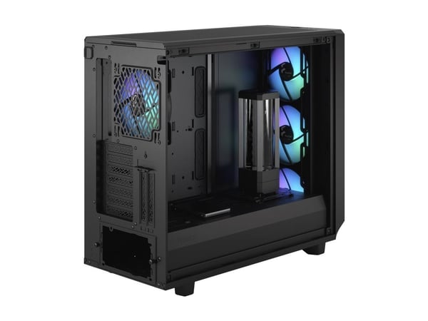 Fractal Design Meshify 2 RGB - Tower - utvidet ATX (E-ATX) - sidepanel med vindu (herdet glass) - ingen strømforsyning (ATX) - sort TG lys fargeton...
