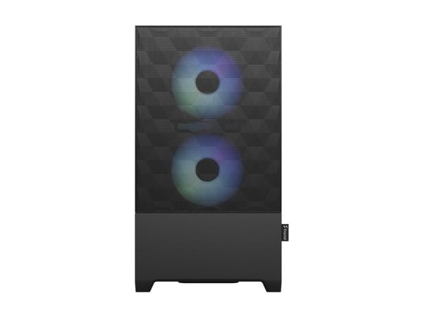 Fractal Design Pop Mini Air RGB - Tower - micro ATX - sidepanel med vindu (herdet glass) - ingen strømforsyning (ATX) - sort TG lys fargetone - USB...