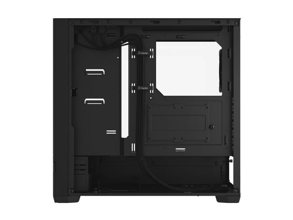 Fractal Design Pop Silent - Tower - ATX - genomskinlig sidopanel (härdat glas) - ingen strömförsörjning (ATX) - svart TG genomskinlig ton - USB/ljud