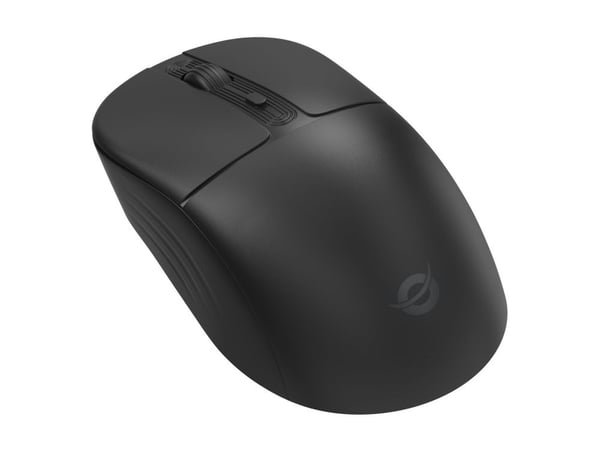 Conceptronic LORCAN04B - Mus - dual-läge - höger- och vänsterhänta - optisk - 4 knappar - trådlös - Bluetooth 5.2, 2.4 GHz - svart