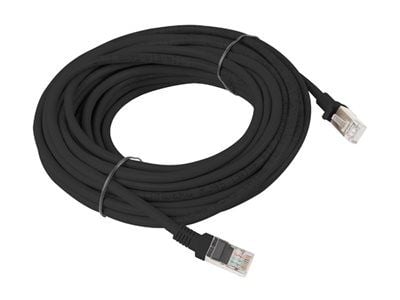 Lanberg - Patch-kabel - RJ-45 (hane) till RJ-45 (hane) - 10 m - 5.4 mm - UTP - CAT 6 - halogenfri, formpressad, hakfri - svart - för P/N: PPS6-0024...