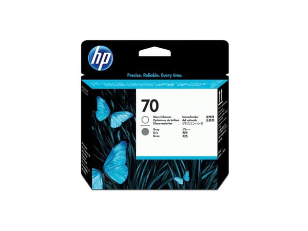 HP 70 - Grå, glansforsterker - skriverhode - for DesignJet HD Pro MFP, T120, Z2100, Z3100, Z3100ps, Z3200, Z3200ps, Z5200, Z5400
