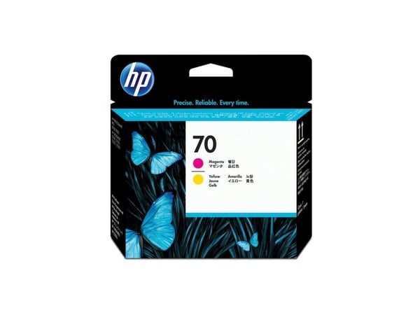 HP 70 - Gul, magenta - skriverhode - for DesignJet HD Pro MFP, T120, Z2100, Z3100, Z3100ps, Z3200, Z3200ps, Z5200, Z5400