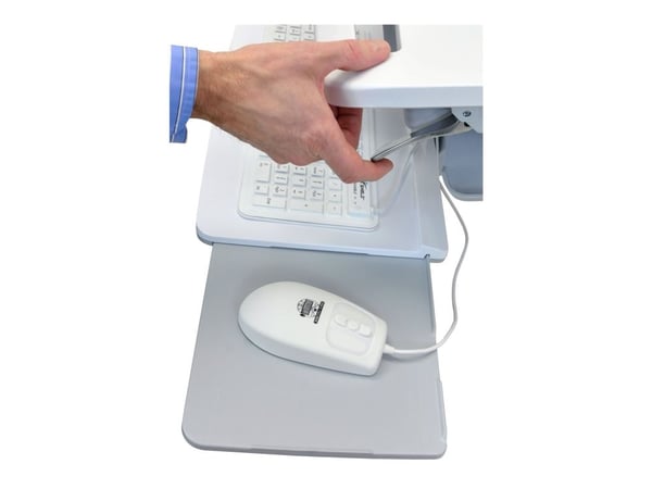 Ergotron StyleView - Vogn (kun lading) - åpen arkitektur - for notebook / tastatur / mus - medisinsk - aluminium, forsinket stål, kvalitetsplast - ...