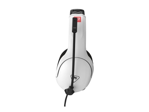 Turtle Beach Airlite Fit - For Nintendo Switch 2 - hodesett - full størrelse - kablet - 3,5 mm jakk - lydisolerende - hvit, svart