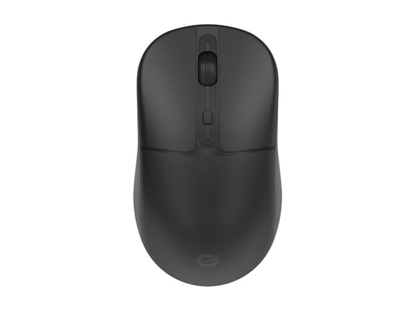Conceptronic LORCAN04B - Mus - dual-läge - höger- och vänsterhänta - optisk - 4 knappar - trådlös - Bluetooth 5.2, 2.4 GHz - svart
