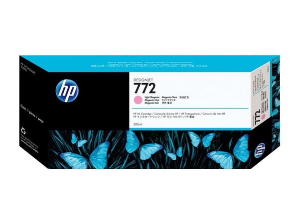 HP 772 - 300 ml - lys magenta - original - DesignJet - blekkpatron - for DesignJet HD Pro MFP, Z5200, Z5200 PostScript, Z5400 PostScript ePrinter