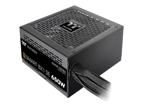 Thermaltake SMART BX1 SE - Nätaggregat (intern) - ATX12V / EPS12V - 80 PLUS Bronze - AC 200-240 V - 650 watt - aktive PFC - svart