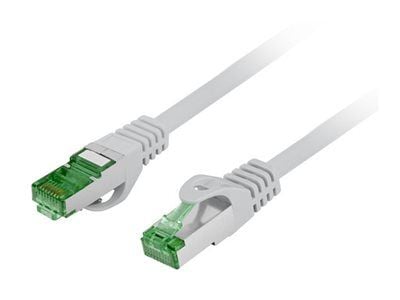 Lanberg PCF7-10CU – Patch-kaapeli – RJ-45 (uros) – RJ-45 (uros) – 6,2 mm - S/FTP - CAT 7 - halogeeniton, muotoiltu, solmuton - harmaa - tuotenumero...