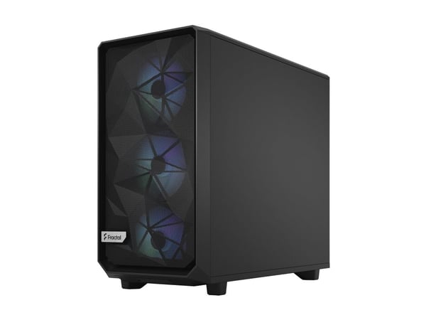 Fractal Design Meshify 2 RGB - Tower - utvidet ATX (E-ATX) - sidepanel med vindu (herdet glass) - ingen strømforsyning (ATX) - sort TG lys fargeton...