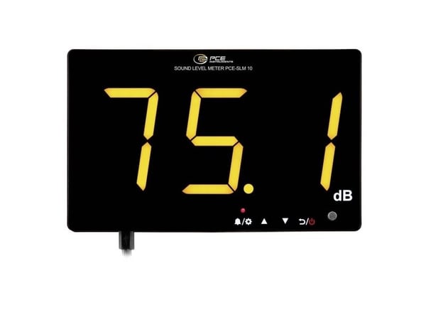 PCE Instruments lydnivåmåleapparat 30–130 dB, 31.5 Hz–8.5 kHz, USB