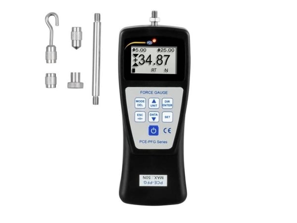 PCE Instruments dynamometer fabrikksstandard