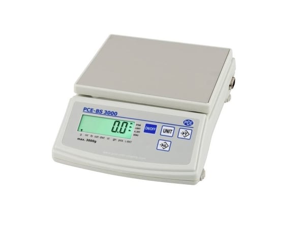 PCE Instruments tellevekt veieområde 3000 g batteridrevet