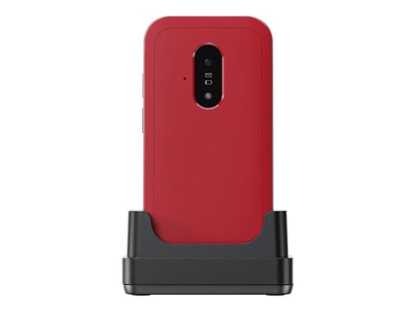 Doro Leva E22, Simpukka, Yksittäinen SIM, 7,11 cm (2.8"), 0,3 MP, 1150 mAh, Punainen, Valkoinen