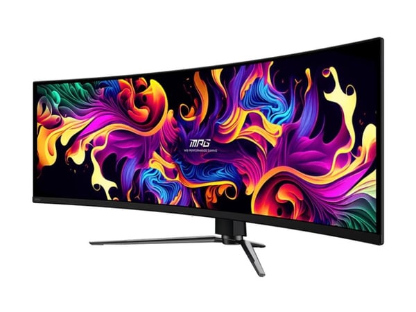 MSI MPG 491CQPX QD-OLED, 124,5 cm (49"), 5120 x 1440 pikseliä, Dual QHD, QD-OLED, 0,03 ms, Musta