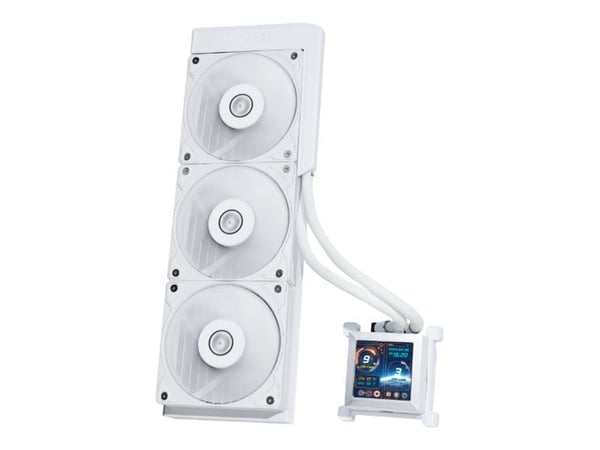 Lian Li HydroShift LCD 360 Fanless - Kylsystem med vätska till processorn - (för: LGA1700, AM4, AM5, LGA1851) - vit