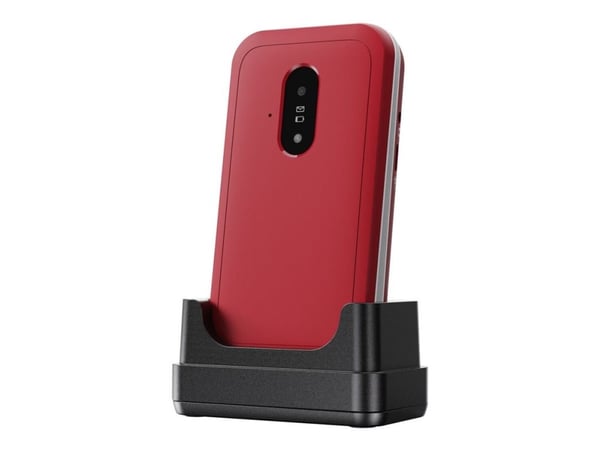 Doro Leva E22, Simpukka, Yksittäinen SIM, 7,11 cm (2.8"), 0,3 MP, 1150 mAh, Punainen, Valkoinen
