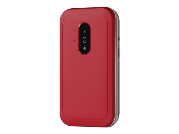 Doro Leva E22, Simpukka, Yksittäinen SIM, 7,11 cm (2.8"), 0,3 MP, 1150 mAh, Punainen, Valkoinen