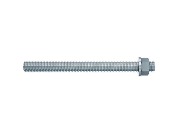 Fischer FIS A, M12, Terästä, Täyskierteinen tanko, 260 mm, 10 kpl