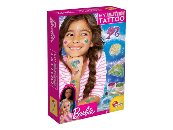 Lisciani Barbie My Glitter Tattoo, Multifärg, Barn, Flicka, 5 År, 6 År, Multi