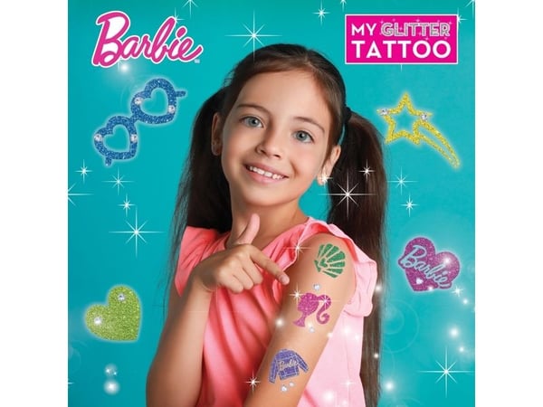 Lisciani Barbie My Glitter Tattoo, Multifärg, Barn, Flicka, 5 År, 6 År, Multi
