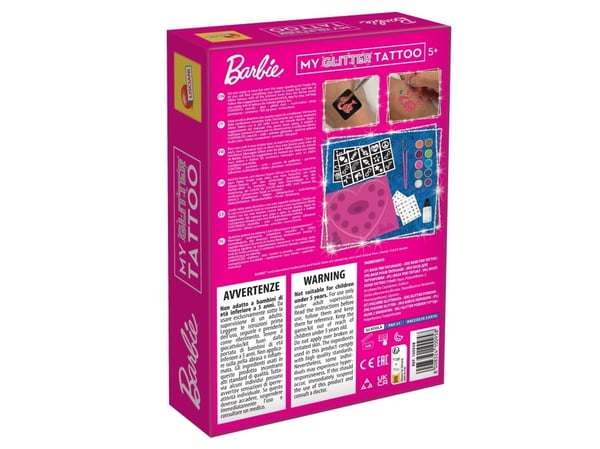 Lisciani Barbie My Glitter Tattoo, Multifärg, Barn, Flicka, 5 År, 6 År, Multi