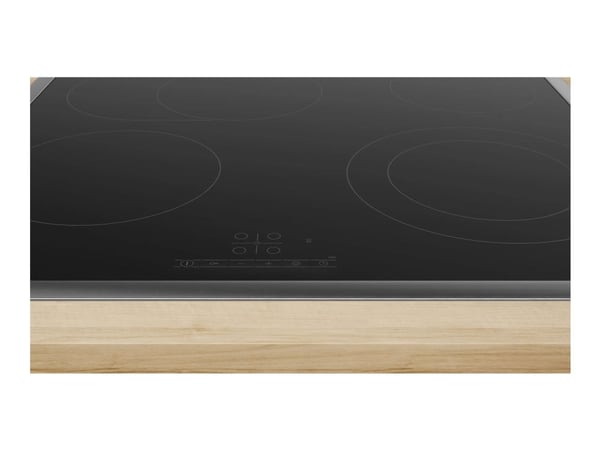 Bosch-sarja | 4 PKN645BB2E - Keraaminen liesi - 4 lautasta - Niche - leveys: 56 cm - syvyys: 49 cm - ruostumattomasta teräksestä valmistettu reunus...