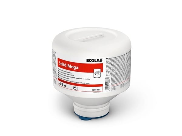 Industridiskmaskin, Ecolab Solid Mega pulver 4,5 kg (4 st.)