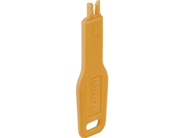Lindy-avain RJ45-portin lukitukseen oranssi (47896)