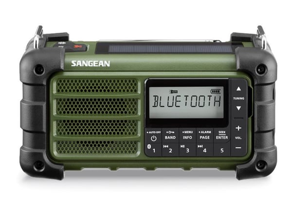 Ulkoradio Sangean MMR-99 FM, AM (1018) Aurinkopaneeli, roiskevedenpitävä, pölytiivis Vihreä