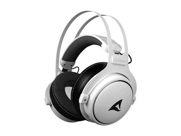 Sharkoon SKILLER SGH50 - Headset - fullstorlek - kabelansluten - 3,5 mm kontakt - vit