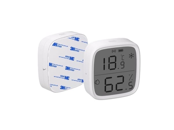 Sonoff ZigBee, Sisätila, Lämpötila- ja kosteusmittari, Vapaasti seisova, Langaton, 0,2 °C, 2%
