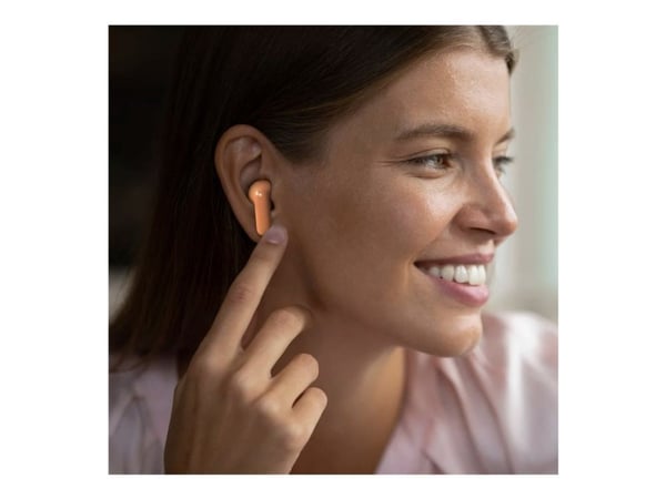 Hama Freedom Light II - True wireless-hodetelefoner med mikrofon - i øret - Bluetooth - oransje