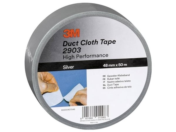 3M 2903 2903D4850S Tekstiltape 3M™ 2903 Sølv (L x B) 50 m x 48 mm 1 stk 1 stk