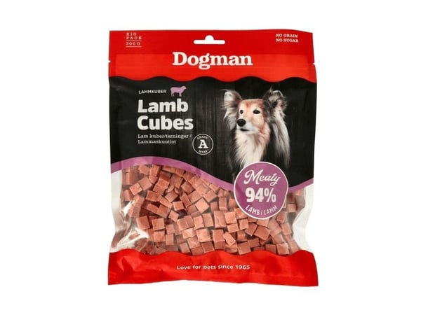 Dogman Meaty Kuber Av Lamm Hundgodis 300g
