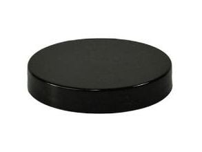 Låg Glossy 89mm PP Sort til PET dåse 110321/110322,6 ps x 100 stk/krt