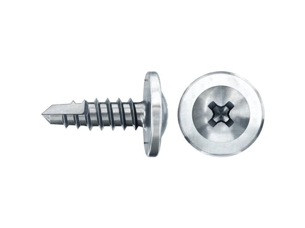 Fischer 40457, Skruv, Metall, Zink, Allmän användning, Pan head, Pozidriv