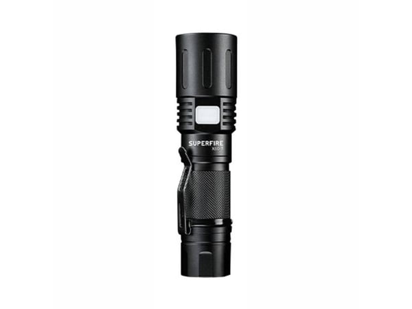 Superfire X60-T ficklampa, 1500 lm, USB