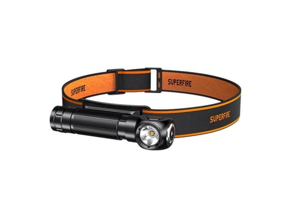 Superfire otsalamppu 2-in-1 Superfire TH04 otsalamppu, 600lm, USB-C