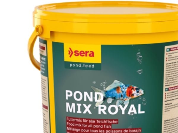 sera Pond Mix Royal, Damfisk, Tørr fiskemat, Mix, Vitamin A, Vitamin B1, Vitamin B2, Vitamin C, Vitamin D3, Vitamin E, 32,5%, 6,6%