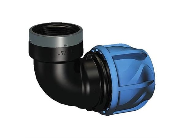 Kulmakappale 90° 32mm x 1 muhvi - iJOINT PN16. PP-NBR